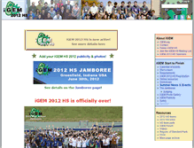 Tablet Screenshot of 2012hs.igem.org