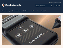 Tablet Screenshot of igem.com