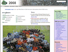 Tablet Screenshot of 2008.igem.org
